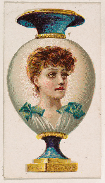 Vase, from the Novelties series (N228, Type 5) issued by Kinney Bros.