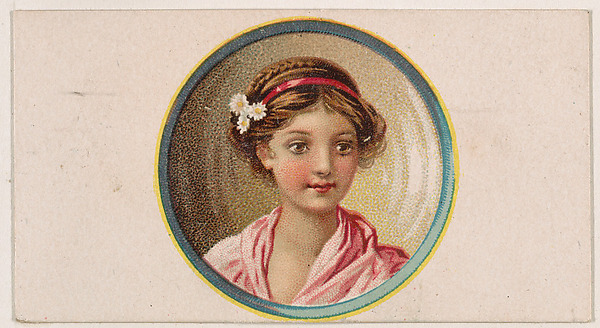 Plate, from the Novelties series (N228, Type 5) issued by Kinney Bros.
