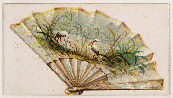 Fan, from the Novelties series (N228, Type 5) issued by Kinney Bros. by Kinney Brothers Tobacco Company, The Metropolitan Museum of Art