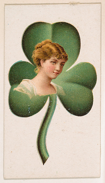 Three-leaf clover, from the Novelties series (N228, Type 5) issued by Kinney Bros.