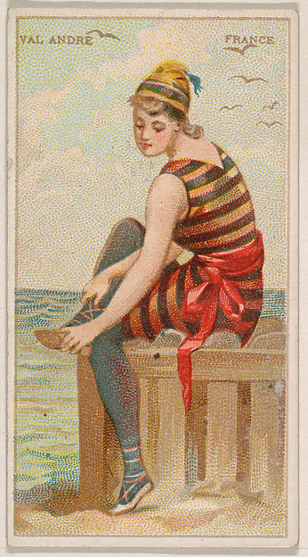 Val Andre, France, from the Surf Beauties series (N232), issued by Kinney Bros.