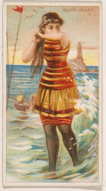 Block Island, Rhode Island, from the Surf Beauties series (N232), issued by Kinney Bros. by Kinney Brothers Tobacco Company, The Metropolitan Museum of Art