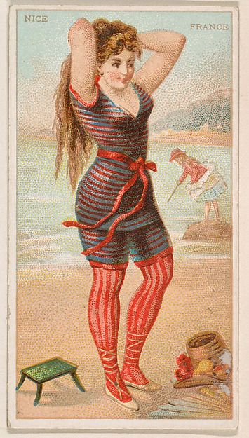 Nice, France, from the Surf Beauties series (N232), issued by Kinney Bros.