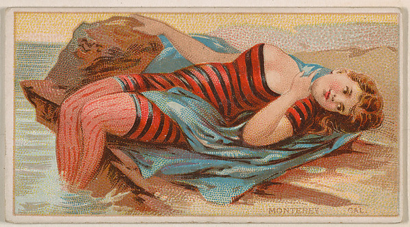 Monterey, California, from the Surf Beauties series (N232), issued by Kinney Bros. by Kinney Brothers Tobacco Company, The Metropolitan Museum of Art