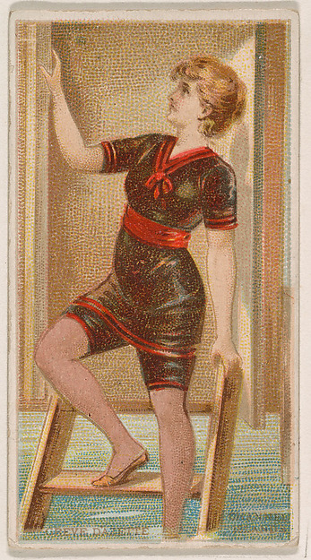 Greve Dazette, from the Surf Beauties series (N232), issued by Kinney Bros.