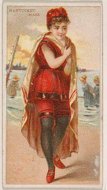 Nantucket, Massachusetts, from the Surf Beauties series (N232), issued by Kinney Bros.