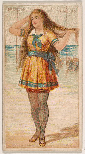 Brighton, England, from the Surf Beauties series (N232), issued by Kinney Bros.