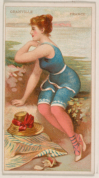 Granville, France, from the Surf Beauties series (N232), issued by Kinney Bros.