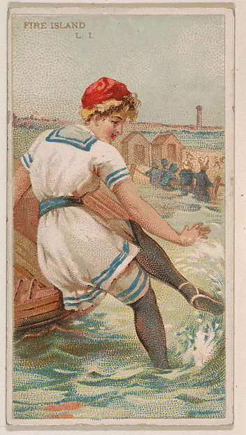 Fire Island, Long Island, from the Surf Beauties series (N232), issued by Kinney Bros. by Kinney Brothers Tobacco Company, The Metropolitan Museum of Art