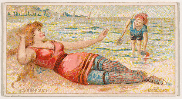 Scarborough, England, from the Surf Beauties series (N232), issued by Kinney Bros. by Kinney Brothers Tobacco Company, The Metropolitan Museum of Art