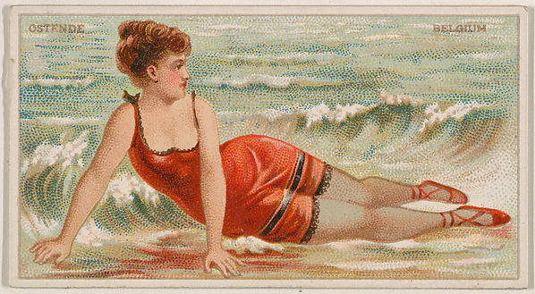 Ostende, Belgium, from the Surf Beauties series (N232), issued by Kinney Bros.