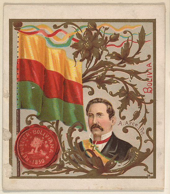 Bolivia, from the International Cards series (N238), issued by Kinney Bros.