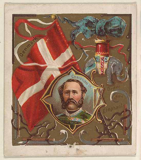 Denmark, from the International Cards series (N238), issued by Kinney Bros.