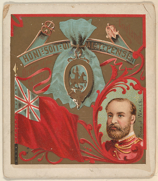 England, from the International Cards series (N238), issued by Kinney Bros.