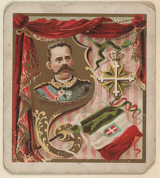 Italy, from the International Cards series (N238), issued by Kinney Bros.