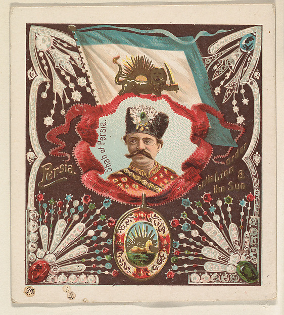 Persia, from the International Cards series (N238), issued by Kinney Bros.