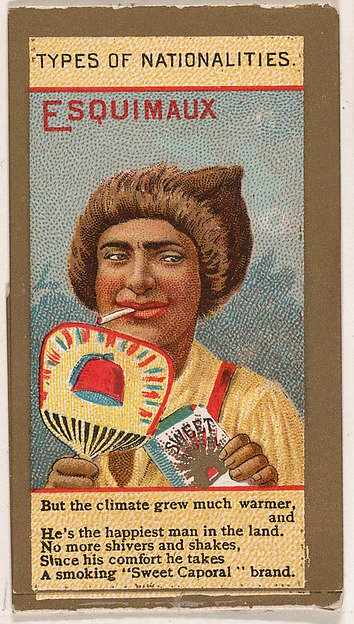 Esquimaux, from Types of Nationalities (N240) issued by Kinney Bros.
