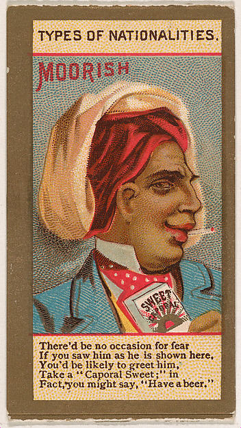 Moorish, from Types of Nationalities (N240) issued by Kinney Bros.