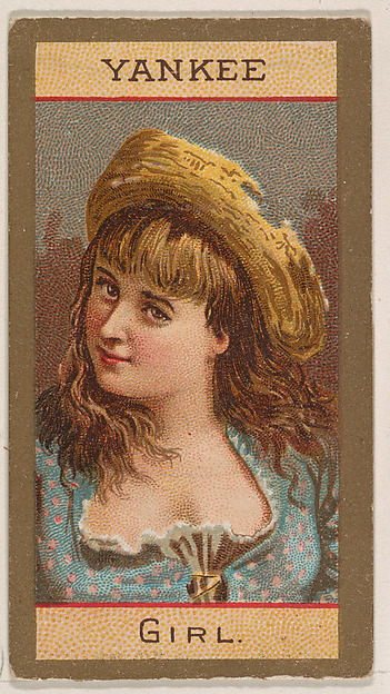 Yankee Girl, from Types of Nationalities (N240) issued by Kinney Bros.