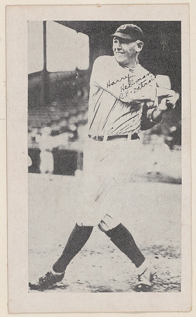 Harry Heilmann, R.F, Detroit, from Baseball strip cards (W575-2)