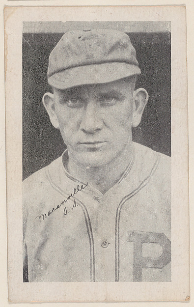 Maranville, S.S., from Baseball strip cards (W575-2)