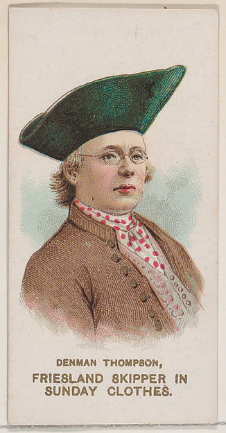 Denman Thompson as Friesland Skipper in Sunday Clothes, from the set Actors and Actresses, Second Series (N71) for Duke brand cigarettes