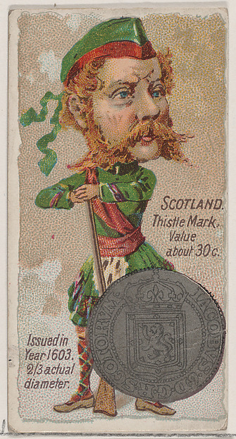 Scotland, Thistle Mark, from the series Coins of All Nations (N72, variation 2) for Duke brand cigarettes by W. Duke, Sons & Co., The Metropolitan Museum of Art