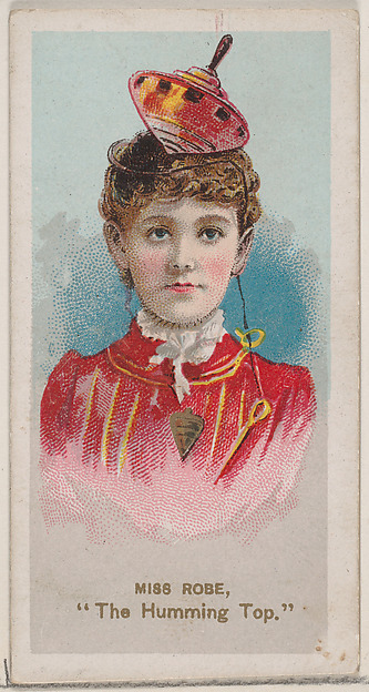 Miss Robe as "The Humming Top," from the series Fancy Dress Ball Costumes (N73) for Duke brand cigarettes