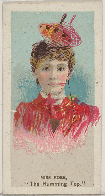 Miss Robe as "The Humming Top," from the series Fancy Dress Ball Costumes (N73) for Duke brand cigarettes
