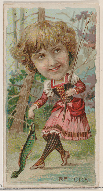 Remora, from the series Fishers and Fish (N74) for Duke brand cigarettes
