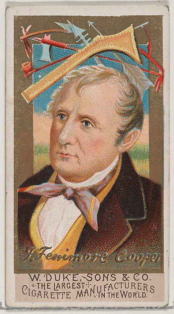 James Fenimore Cooper, from the series Great Americans (N76) for Duke brand cigarettes