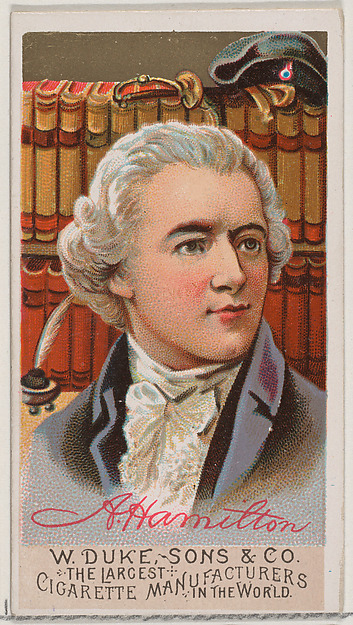 Alexander Hamilton, from the series Great Americans (N76) for Duke brand cigarettes