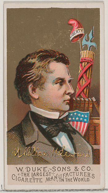 William H. Seward, from the series Great Americans (N76) for Duke brand cigarettes