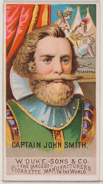 Captain John Smith, from the series Great Americans (N76) for Duke brand cigarettes by W. Duke, Sons & Co., The Metropolitan Museum of Art
