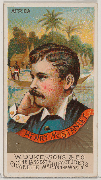 Henry McStanley, from the series Great Americans (N76) for Duke brand cigarettes