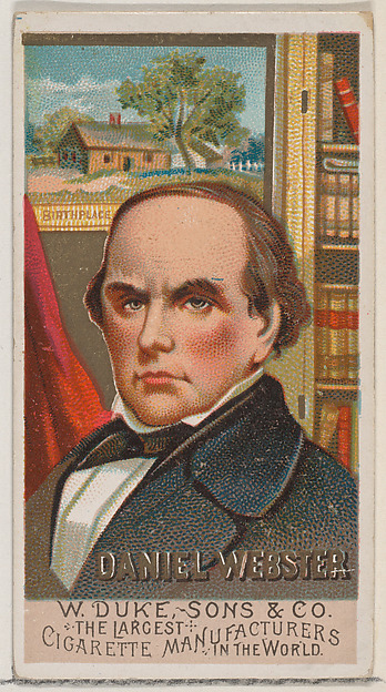 Daniel Webster, from the series Great Americans (N76) for Duke brand cigarettes
