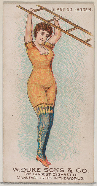 Slanting Ladder, from the Gymnastic Exercises series (N77) for Duke brand cigarettes