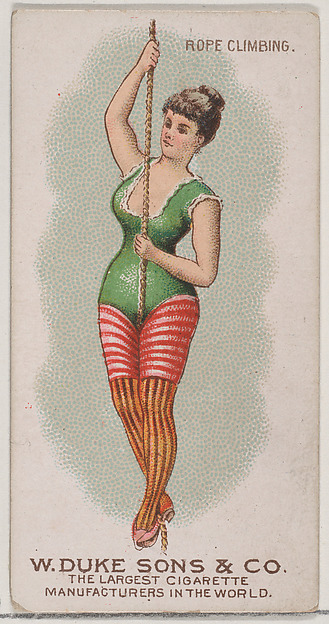 Rope Climbing, from the Gymnastic Exercises series (N77) for Duke brand cigarettes
