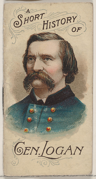 A Short History of General John A. Logan, from the Histories of Generals series of booklets (N78) for Duke brand cigarettes