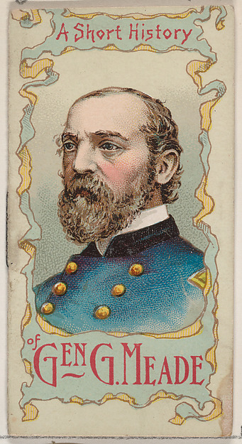 A Short History of General George Gordon Meade, from the Histories of Generals series of booklets (N78) for Duke brand cigarettes