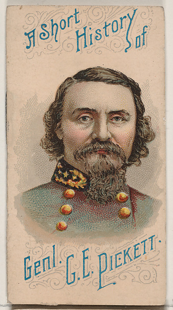 A Short History of General George Edward Pickett, from the Histories of Generals series of booklets (N78) for Duke brand cigarettes