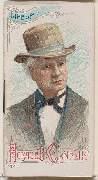 Life of Horace B. Claflin, from the Histories of Poor Boys and Famous People series of booklets (N79) for Duke brand cigarettes