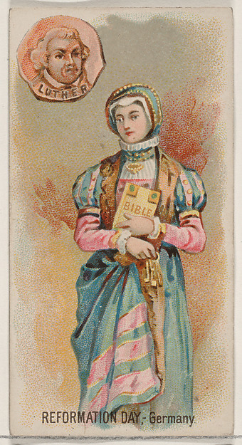 Reformation Day, Germany, from the Holidays series (N80) for Duke brand cigarettes