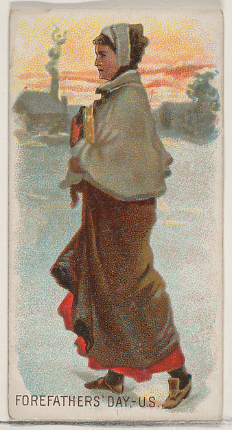 Forefather's Day, United States, from the Holidays series (N80) for Duke brand cigarettes