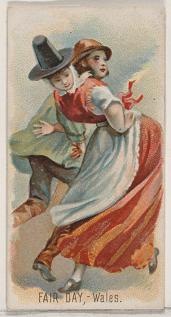 Fair Day, Wales, from the Holidays series (N80) for Duke brand cigarettes