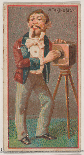 A Taking Man, from the Jokes series (N87) for Duke brand cigarettes