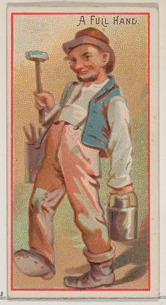 A Full Hand, from the Jokes series (N87) for Duke brand cigarettes