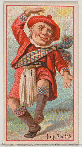 Hopscotch, from the Jokes series (N87) for Duke brand cigarettes