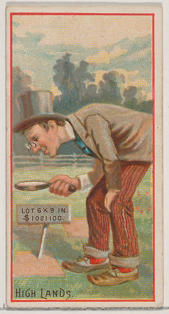 High Lands, from the Jokes series (N87) for Duke brand cigarettes by W. Duke, Sons & Co., The Metropolitan Museum of Art