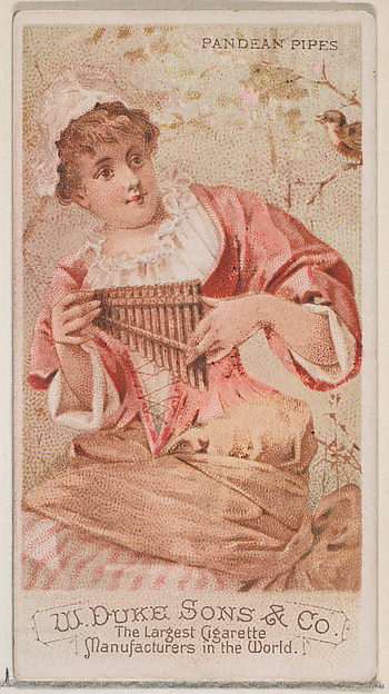 Pandean Pipes, from the Musical Instruments series (N82) for Duke brand cigarettes